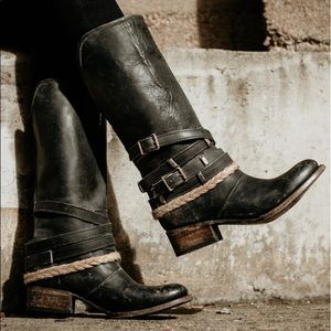 Like New Freebird Black “Drove” Boots Size 8